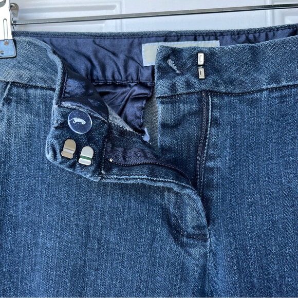 •Michael Kors• Ladies Blue Denim Cropped Pants - Size 10 - Picture 4 of 9